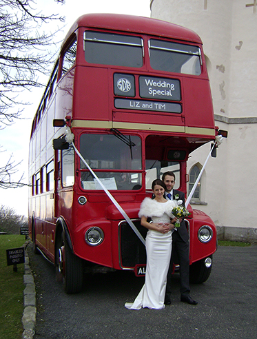 RM1872 at a wedding at Haldon Belvedere