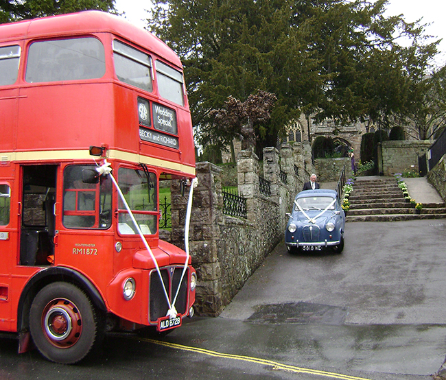 RM1872 at a wedding in Bovey Tracey