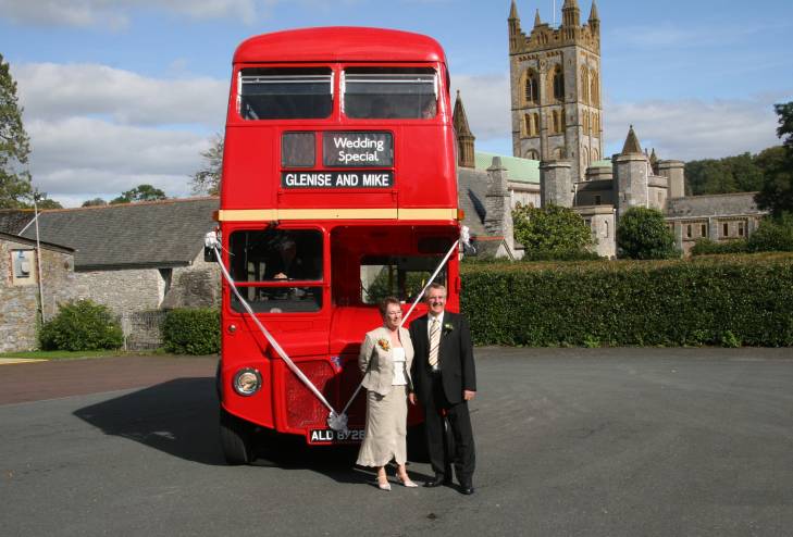 A wedding couple